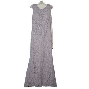 Onyx Nite Women's Lavander Prom Dress Lace Size 8